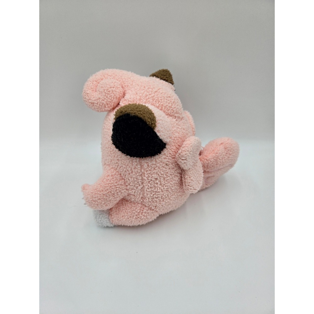 Pokemon Clefairy Plush‎ 3rd Round Textured Sherpa Pink Waving 1997 Vintage - Picture 2 of 7